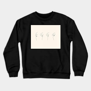 SILHOUETTE OF WOMEN Crewneck Sweatshirt